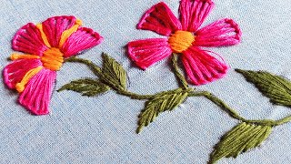 simple embroidery design flower