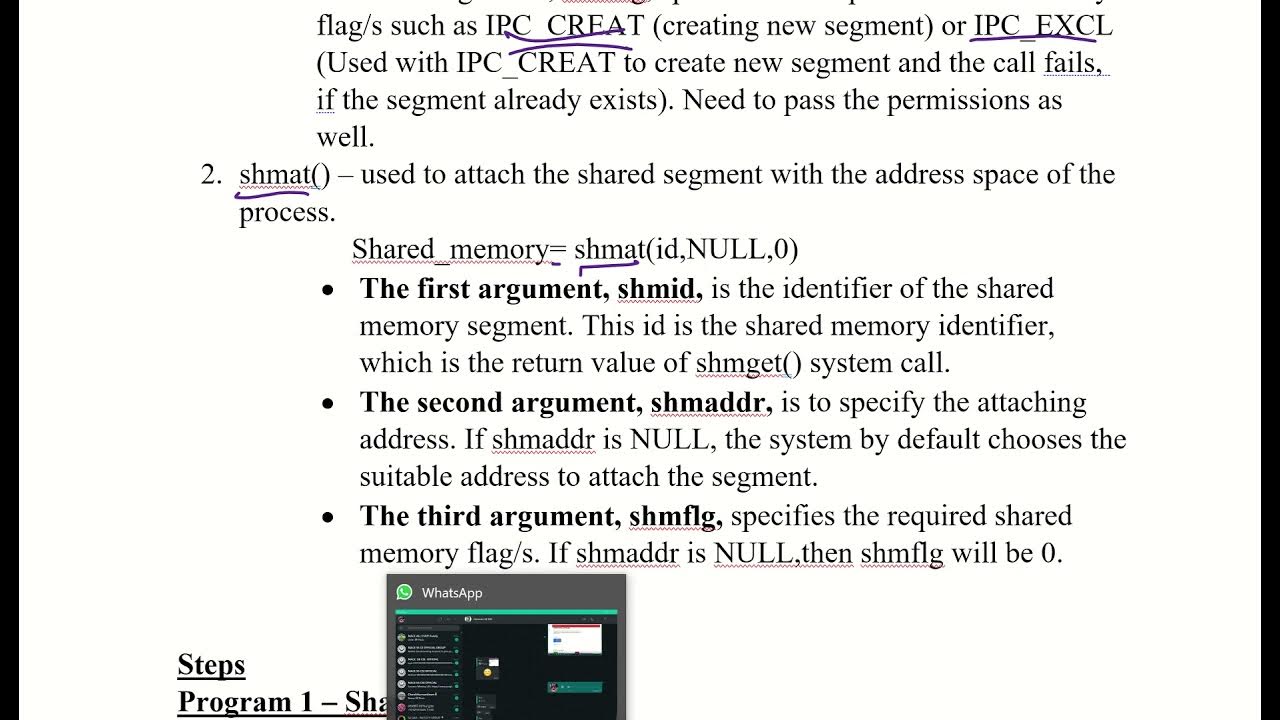IPC USING SHARED MEMORY IMPLEMENTATION - YouTube
