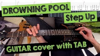 🎸 DROWNING POOL - Step Up (FPV/POV GUITAR cover with TAB) Resimi