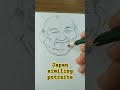 japan similing potraite 😣🤪😜😝😛 #keşfet #drawing