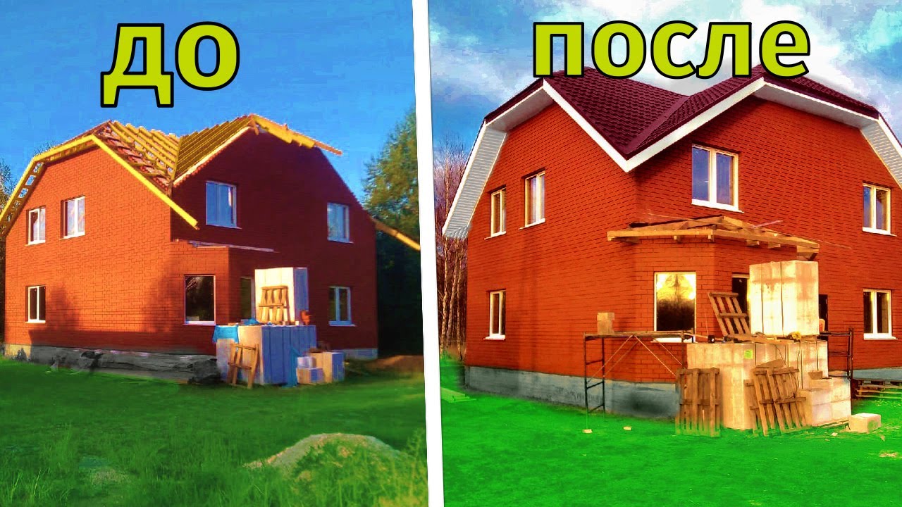 Подшивка свесов крыши профлистом. Самый простой способ.