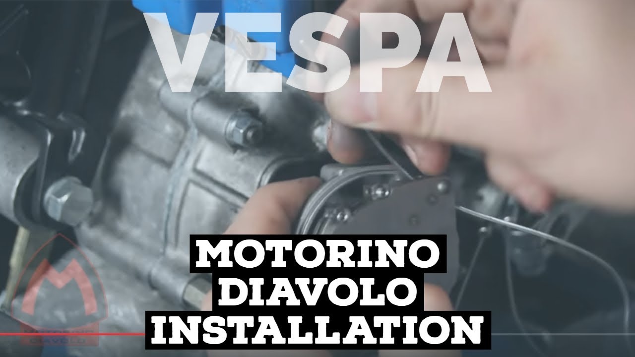 VESPA selector box MOTORINO DIAVOLO installation | FMP-Solid PASSion |