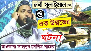 নবী সুলাইমান-(আঃ)ও এক উম্মতের ঘটনা || মাওঃ সাহানুর সেলিম সাহেব || Maulana Sahanur Selim Waz 2022