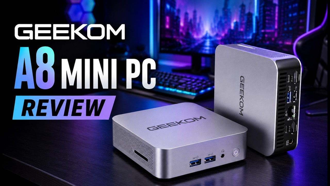 GEEKOM A8 Mini PC Review | Best Mini PC for Video Editing 2026