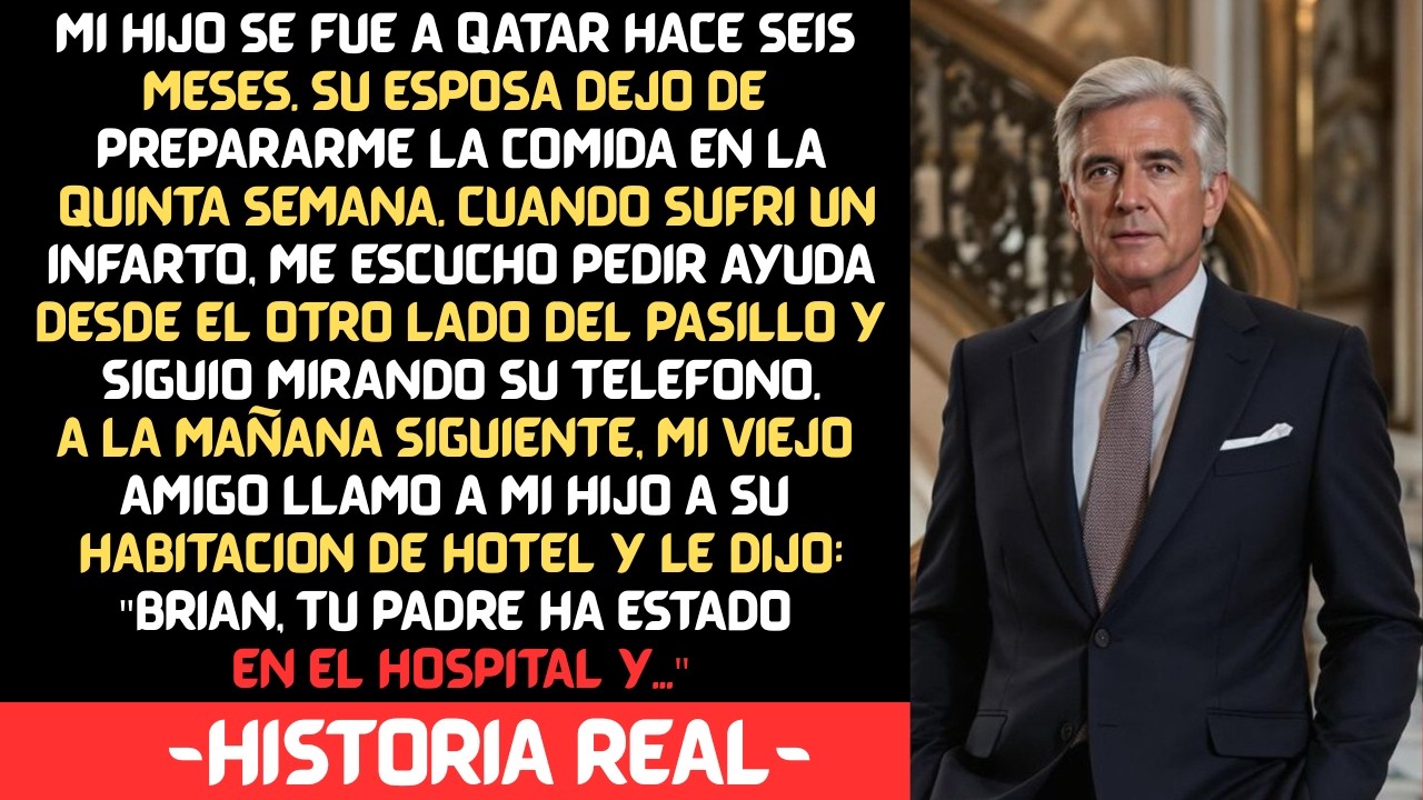 A las dos de la tarde un martes de noviembre, algo pesado se sentó sobre mi pecho y no se fue. Llamé a mi nuera tres veces desde el otro lado del pasillo. Me llamo Walter Griff, tengo sesenta y...