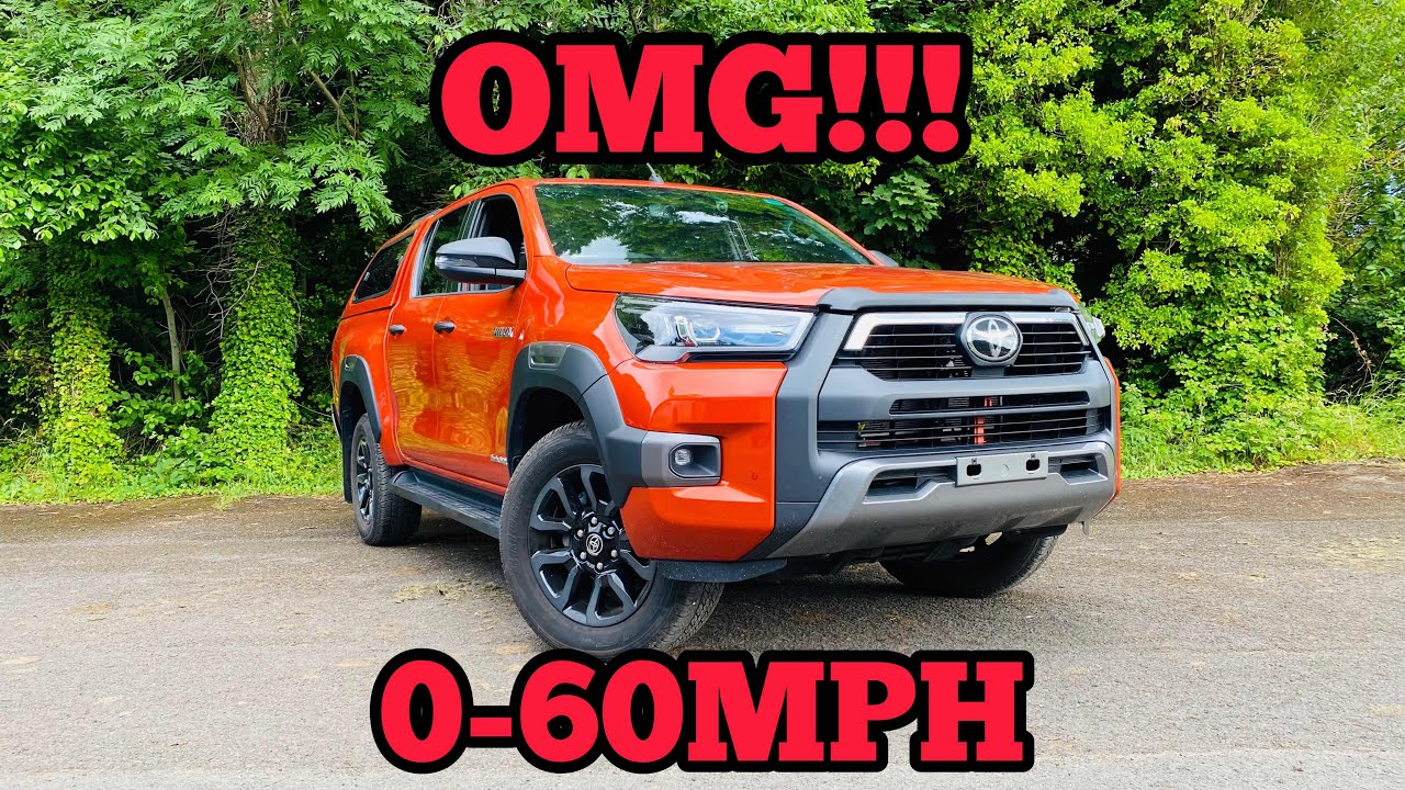 0-60MPH ALL NEW 2022 204 BHP TOYOTA HILUX INVINCIBLE X AUTOMATIC