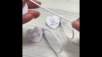 Heart shaped self locking tags