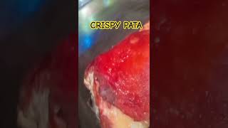 FRYING CRISPY LEG OF PORK #asmr #food #minisatisfying #asmrfood #cooking #creamypork #foodsounds