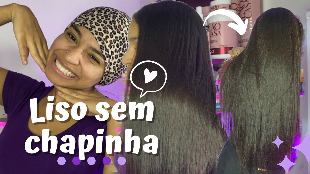 Minha finalização: LISO SEM CHAPINHA