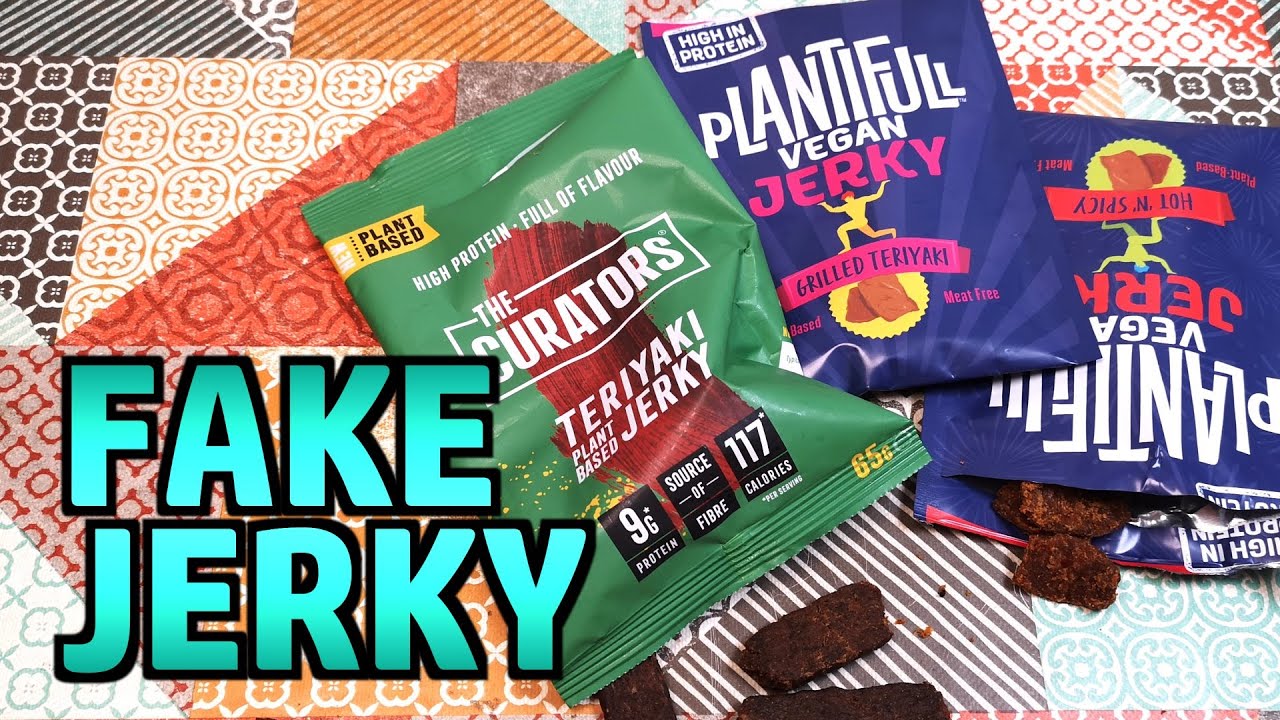 Fake Jerky - a Taste Test of Vegan/Plant-Based Jerky (vs Meat-Based Jerky)