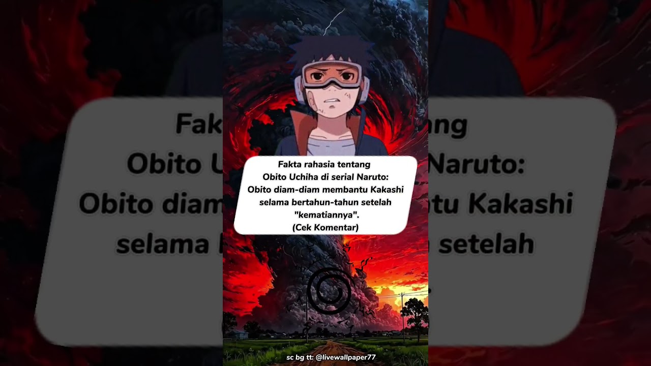 Fakta rahasia tentang Obito Uchiha di serial Naruto: 