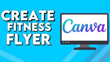 How To Make And Create Fitness Flyer on Canva PC