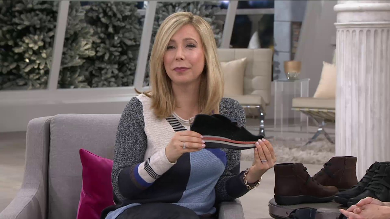 Clarks Cloud Steppers Gore Lace-up Boots - Sillian Jane on QVC