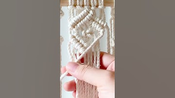 Macrame Diamond Pattern #1 #shorts