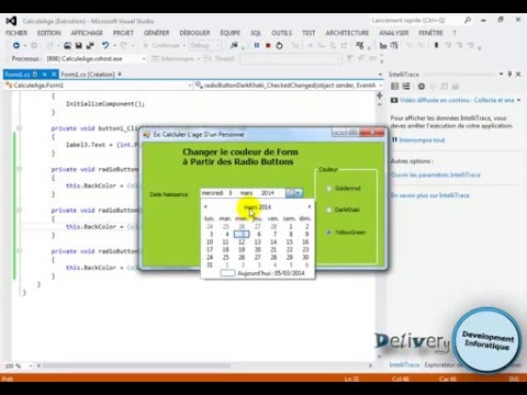 Change Background Color Form Using C# 2019