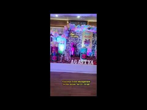 Adorable Celebrations: Baby Boy Birthday Party Decorations in Udaipur to Make His Day Extra Special