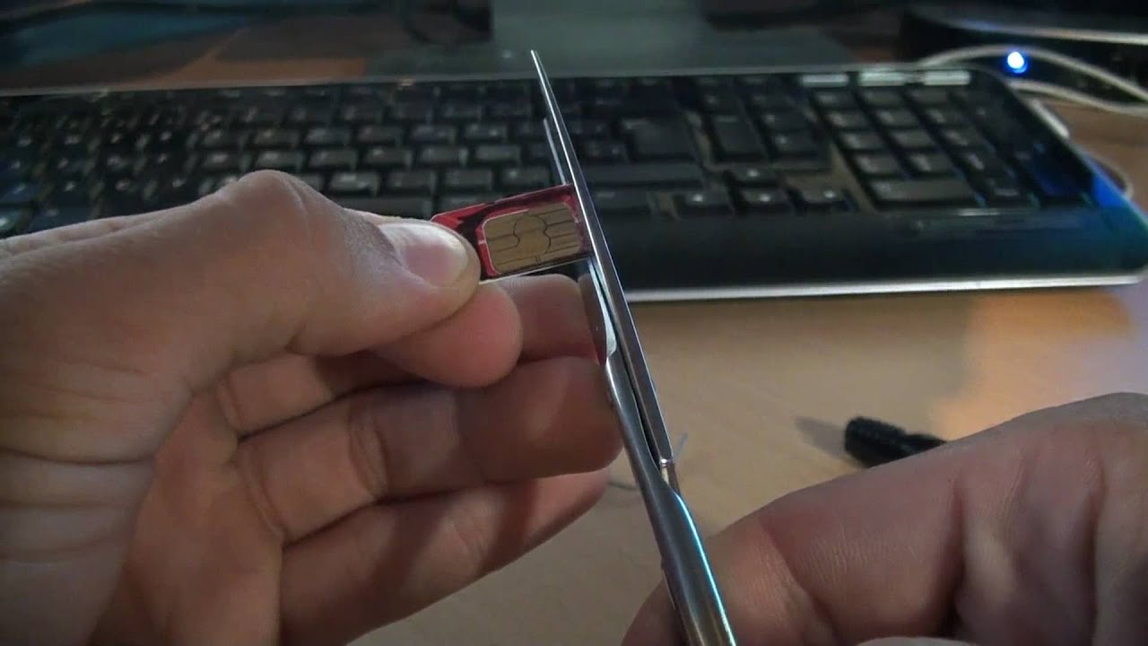 Transformer sa Carte SIM en une Micro SIM ! - YouTube
