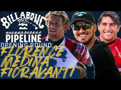 John John Florence, Gabriel Medina, Fioravanti | Billabong Pro Pipeline '23 Opening Rnd Heat Replay