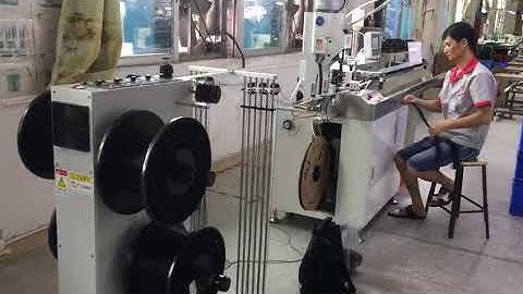 Five wires automatic crimping and tinning soldering dipping machine/automated cable crimping tinning
