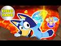 🌋BLUEY - Floor is Lava🌋 Bluey Brain Break Party | Just Dance Kids | Bluey Freeze Dance | Danny Go!