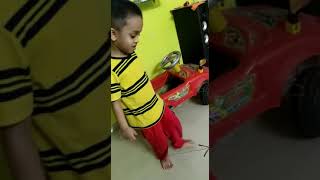 Pattern walking activity done by our nursery kid Aarav Sankpal.