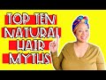 TOP 10 NATURAL HAIR MYTHS | Natural Hair Myths Debunked #NaturalHairMyths #4CHairMyths #NaturalHair