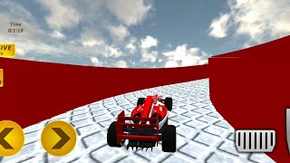 Formula Ramp Car Stunts 3D Game - Red Car | Android gameplay #3 screenshot 1