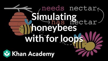 Program design: beehive simulation | Intro to CS - Python | Khan Academy