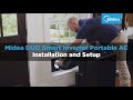 Midea duo smart inverter portable ac installation overview