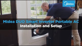 Midea DUO Smart Inverter Portable AC Installation Overview