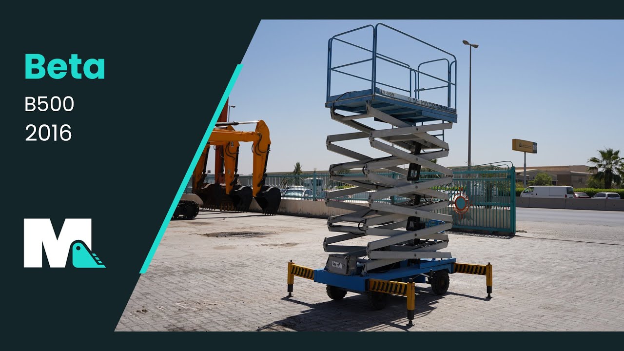 Beta B500 Electric Scissor Lift | 2016