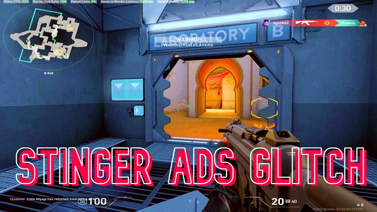 Stinger ADS Glitch Valorant