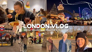 LONDON VLOG | Winter Wonderland, West End, Shopping & Lots of Wine! | GEORGIA JADE TAGGART