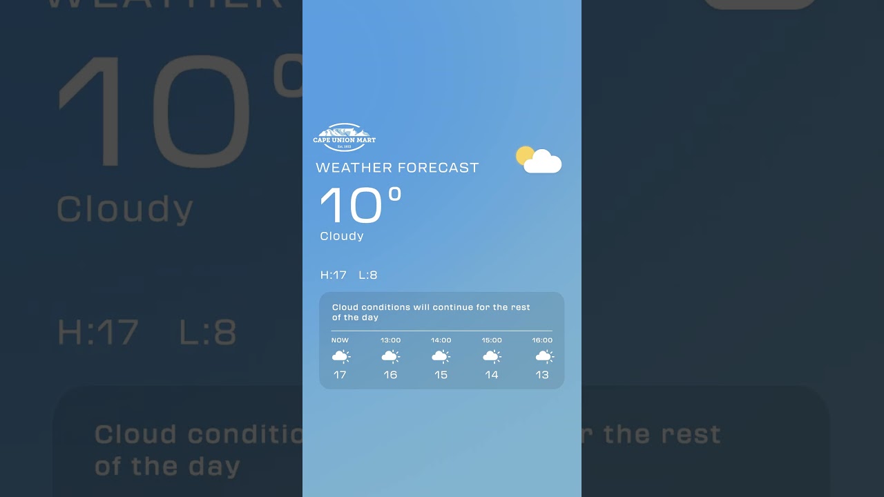 Cape Union Mart - Cloudy Weather Jackets