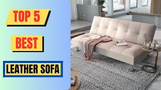 Top 5 Best Leather Sofa Of 2024 || Leather Sectional Sofa