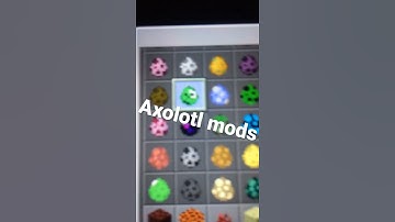 Axolotl mod Minecraft