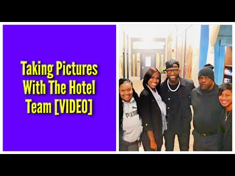 Taking Pictures With The Hotel Team