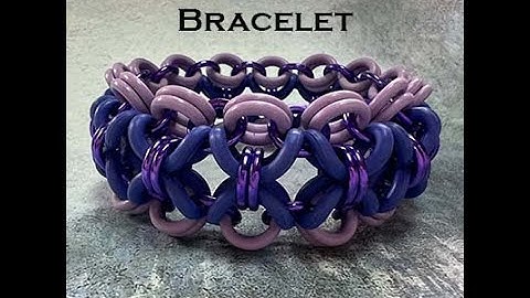 Bow Tie Stretch Bracelet- Beginner Chainmaille Project