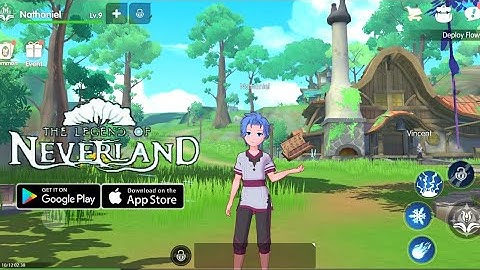 The Legend Of Neverland Gameplay (OPEN WORLD MMORPG) Android/IOS