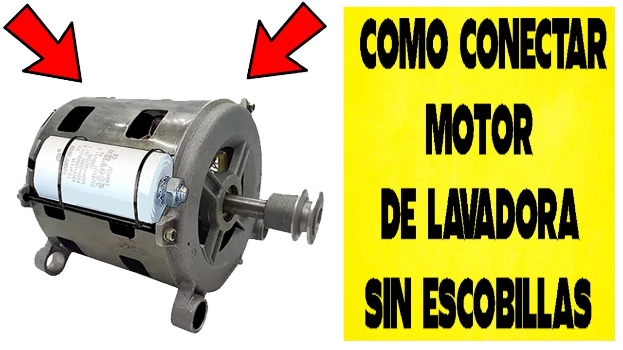 Que hacer con un motor de lavadora