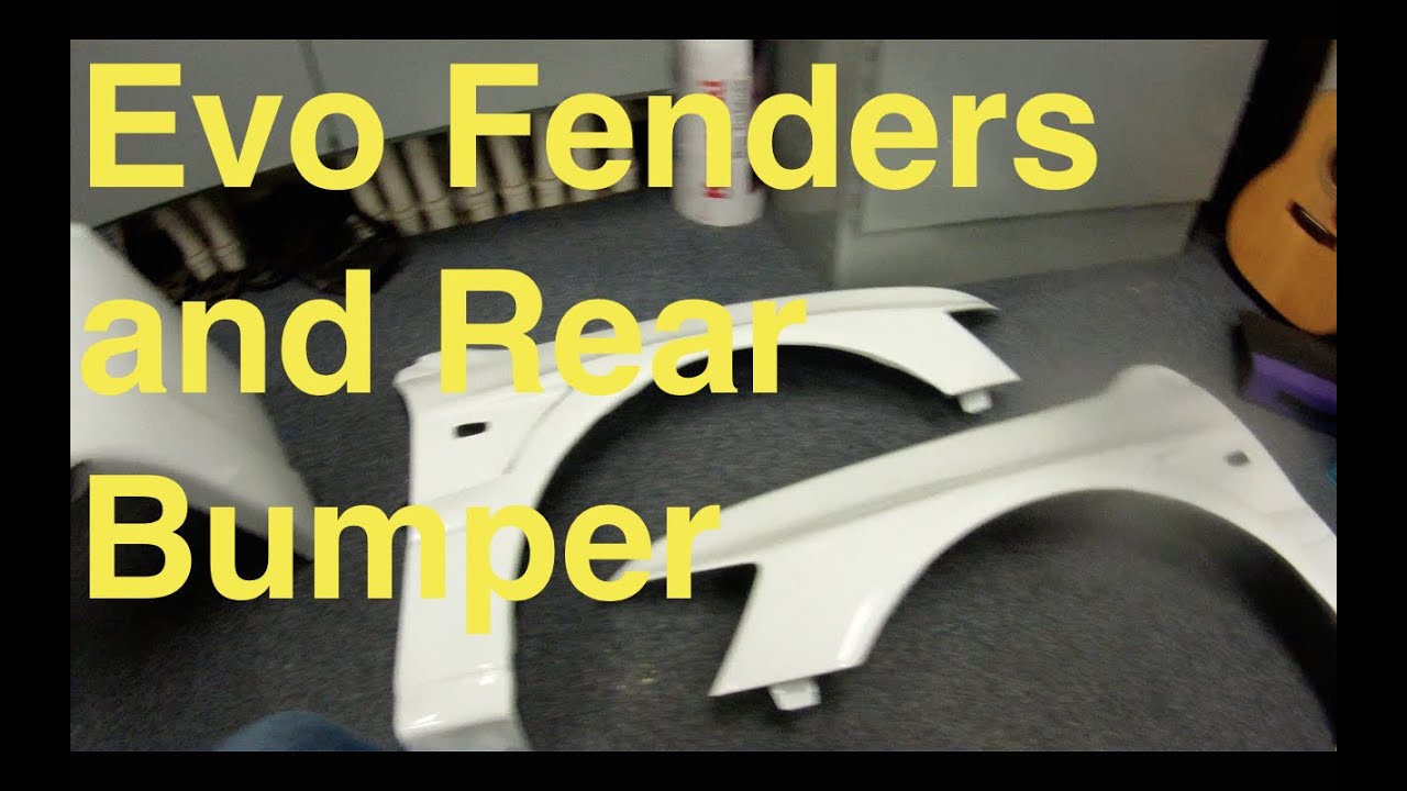 Extreme Dimensions Evo MR Fenders and JDM Rear Bumper YouTube