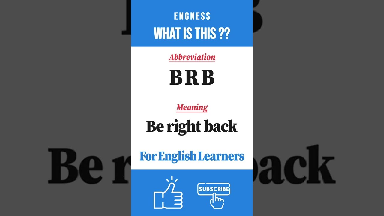 What does brb mean discount