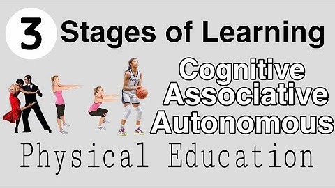 3 Stages of Learning in Physical Education- Cognitive, Associative and Continuous