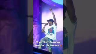 Travis Scott Energy on Stage Can’t be Matched! 🔥 | #shorts