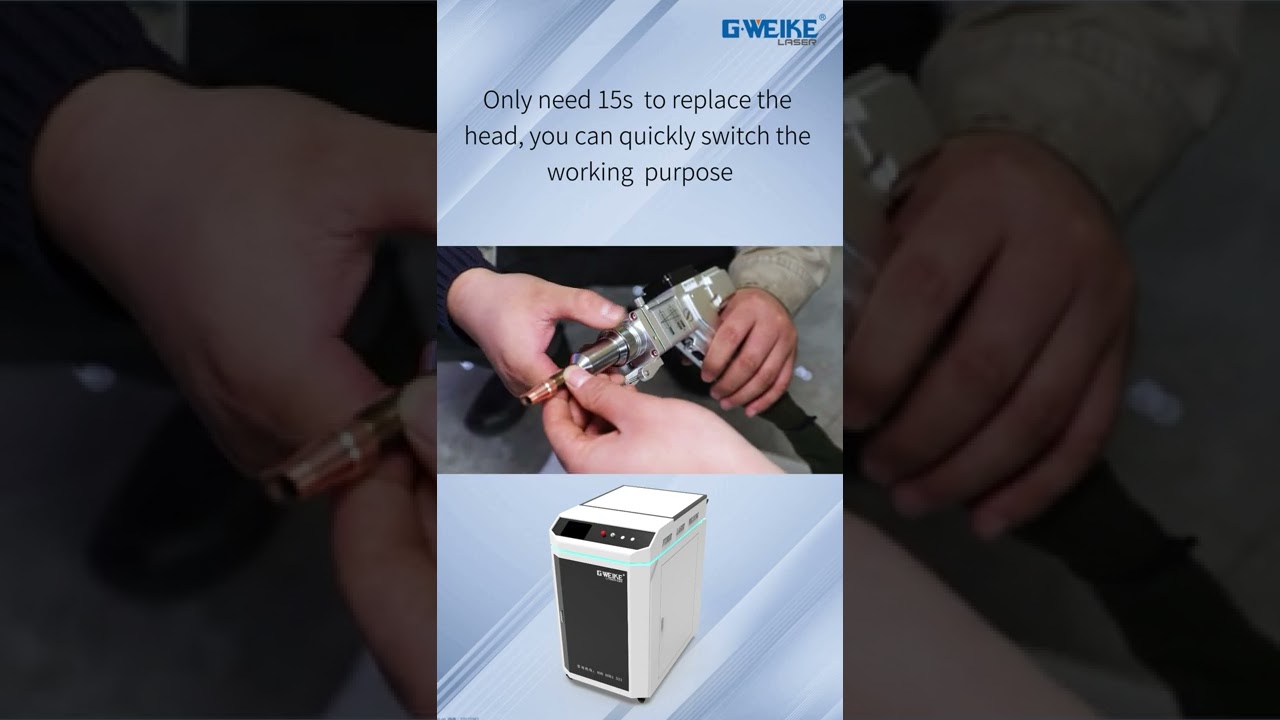 3 in 1 welding/cleaning/cutting machine from GWEIKE Laser