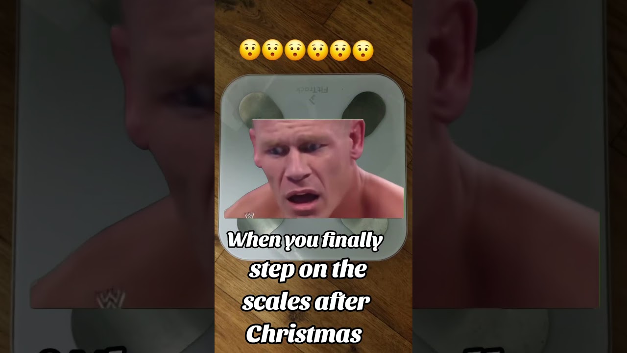 Stepping on the scales post-Christmas | Christmas weight gain 