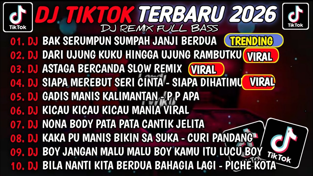 DJ TIKTOK TERBARU 2026🎵DJ BAK SERUMPUN SUMPAH JANJI BERDUA - MIMPI MANIS🎵DJ MUTIARA - IPANK