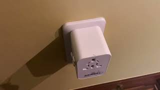How to connect to a power outlet in Japan
