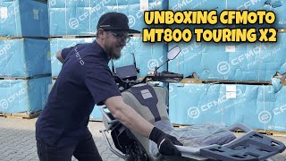 CFMOTO MT800 Touring - unboxing, montaj și pregătire de livrare