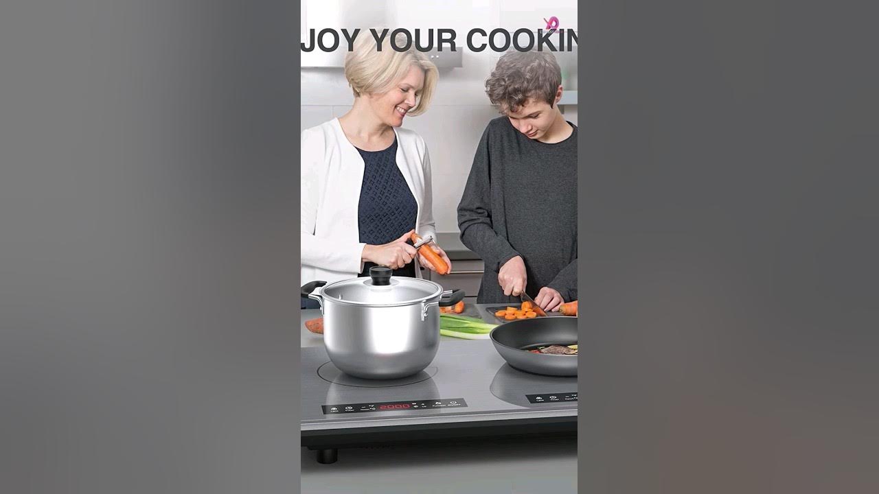 UNBOXING: COOKTRON Double Induction Cooktop Burner with Fast Warm-Up Mode